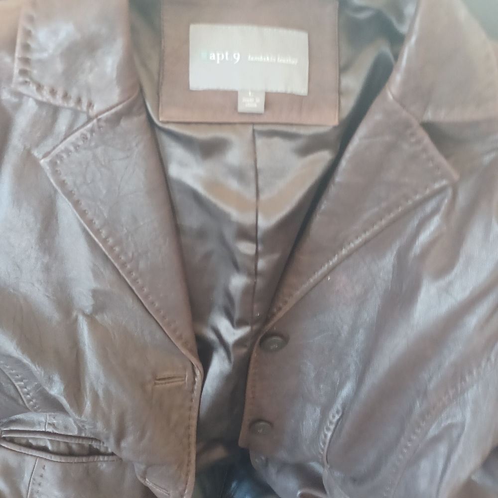 Lambskin Leather Jacket - image 3